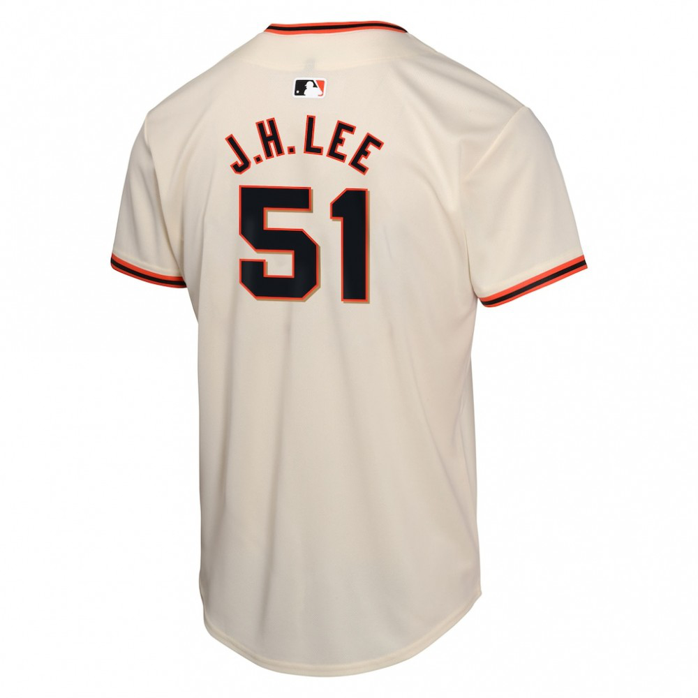 Jung Hoo Lee San Francisco Giants Youth Home Player Game Jersey - Cream-Pro Kit Vault | Brand New 26/27 Sports Jerseys